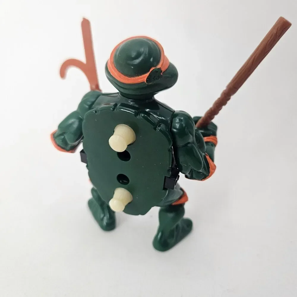 Vintage Playmates Toy Action Figure TMNT Ninja Turtles 1991 Talking Michelangelo